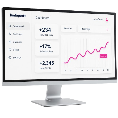 Dashboard de la plataforma Kodiquett
